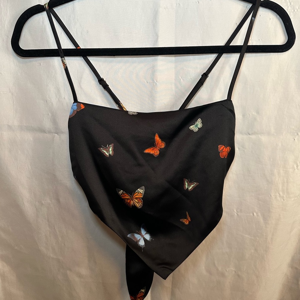 Forever 21 Butterfly Crop Top